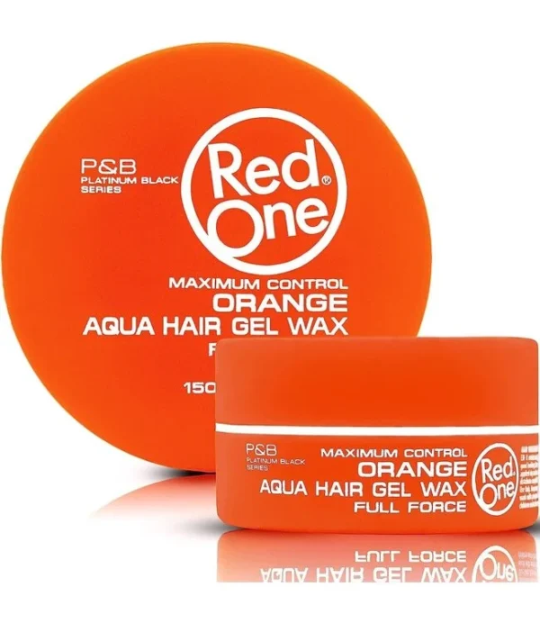 red one aqua hair wax orange ml