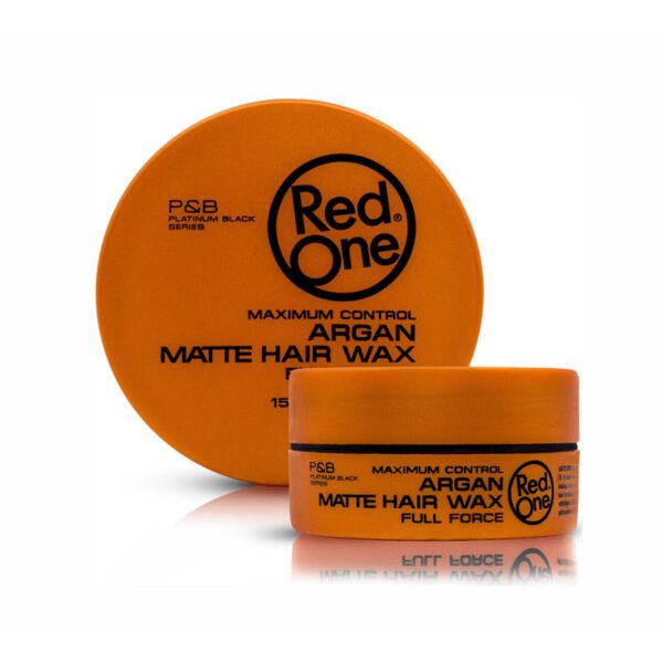 red one matte hair wax argan ml